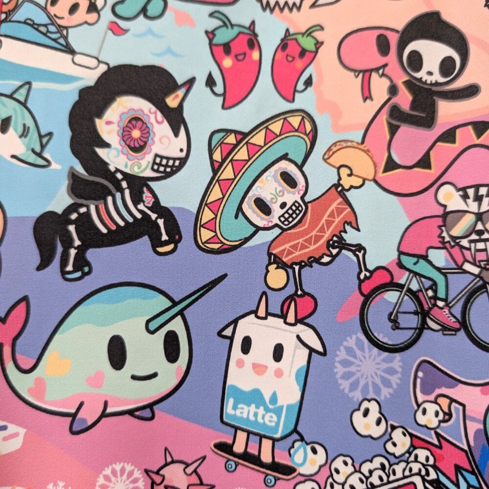 BlackMilk x Tokidoki Womens NWT Size M California Dreamin' High Waisted Leggings - Picture 6 of 12